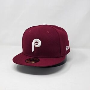 New Era 59FIFTY Philadelphia Phillies Alternate Authentic On-Field Cap Sz 7 1/4